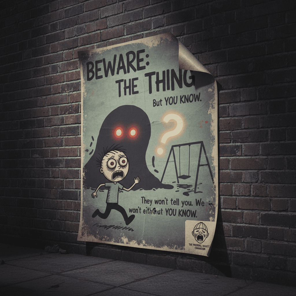 mysterious warning about unspecified kid danger with zero context