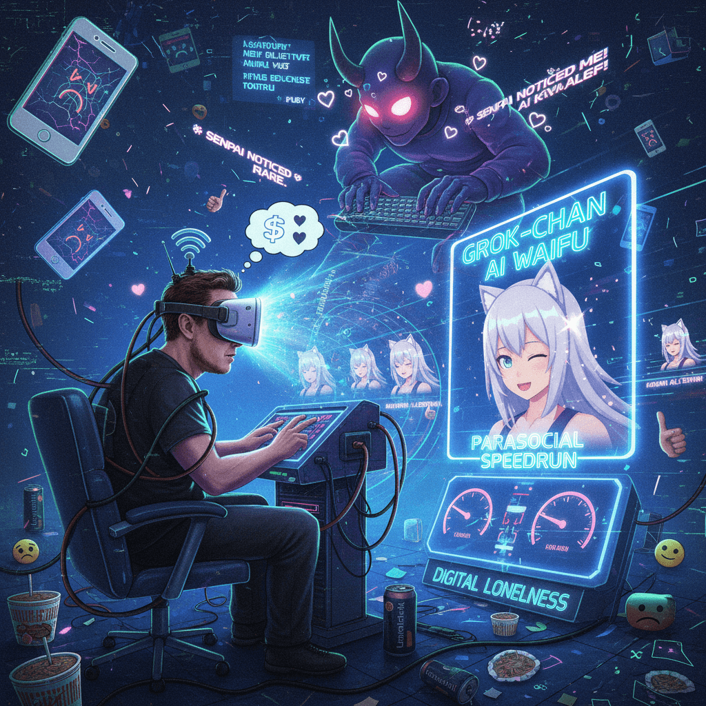 Elon's waifu simulator: where loneliness meets cutting-edge technology