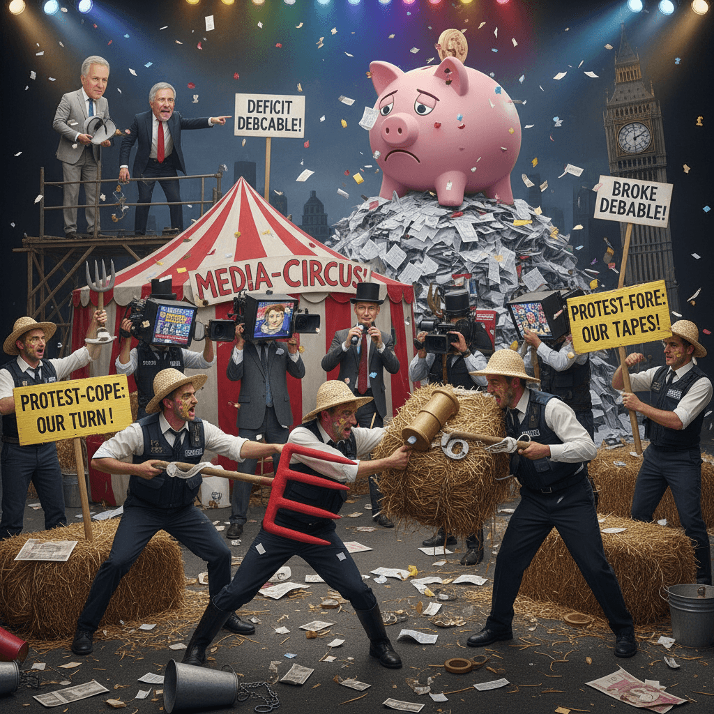 Met Police vs farmers: who will survive budget day drama