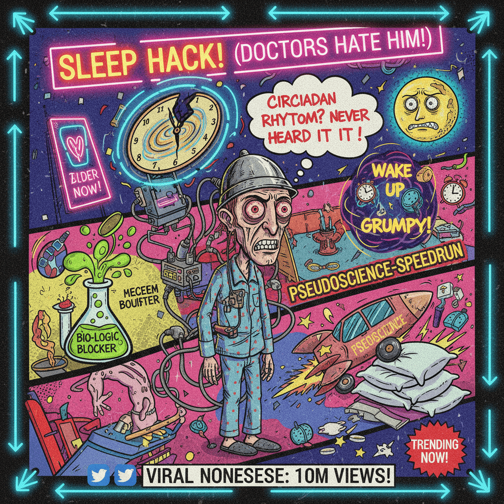 One weird trick: ignore basic biology and wake up miserable