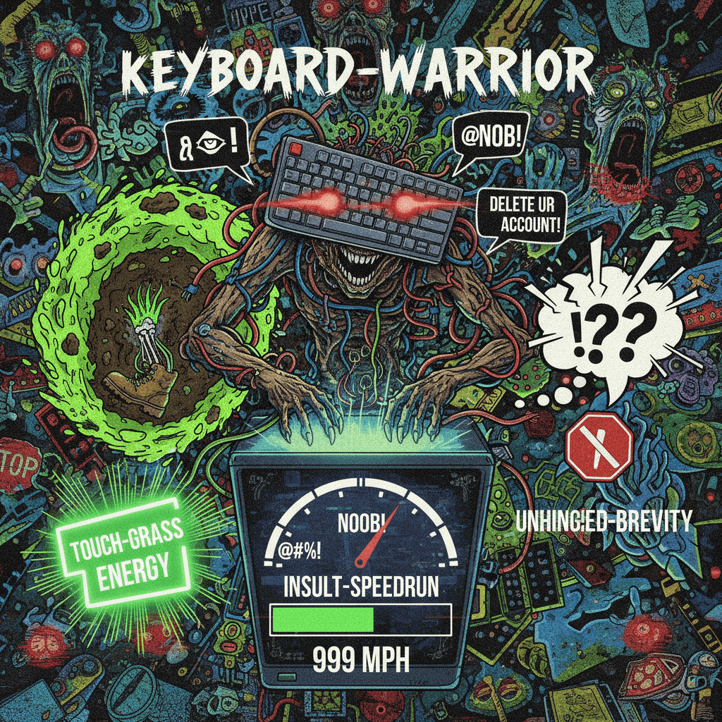 peak creative writing: three words, zero originality, maximum cope