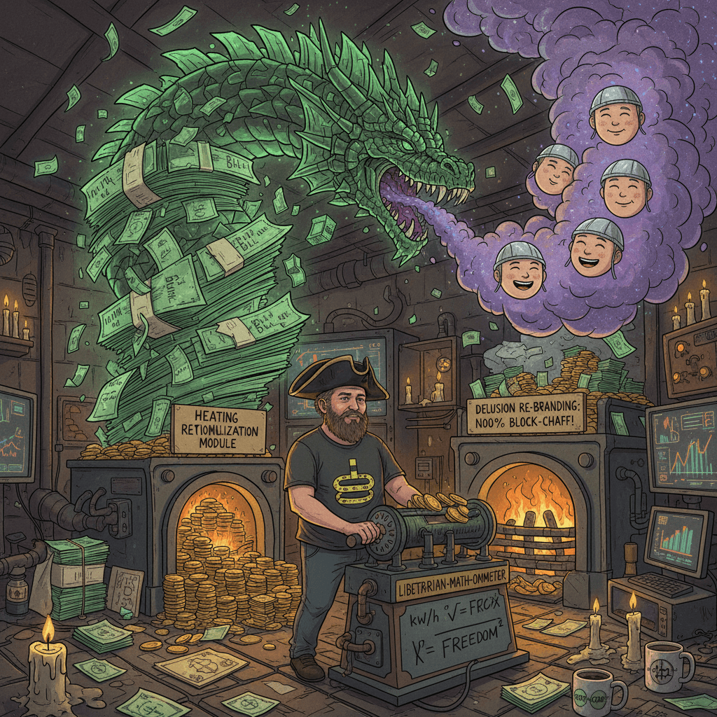 turning your electric bill into blockchain cope