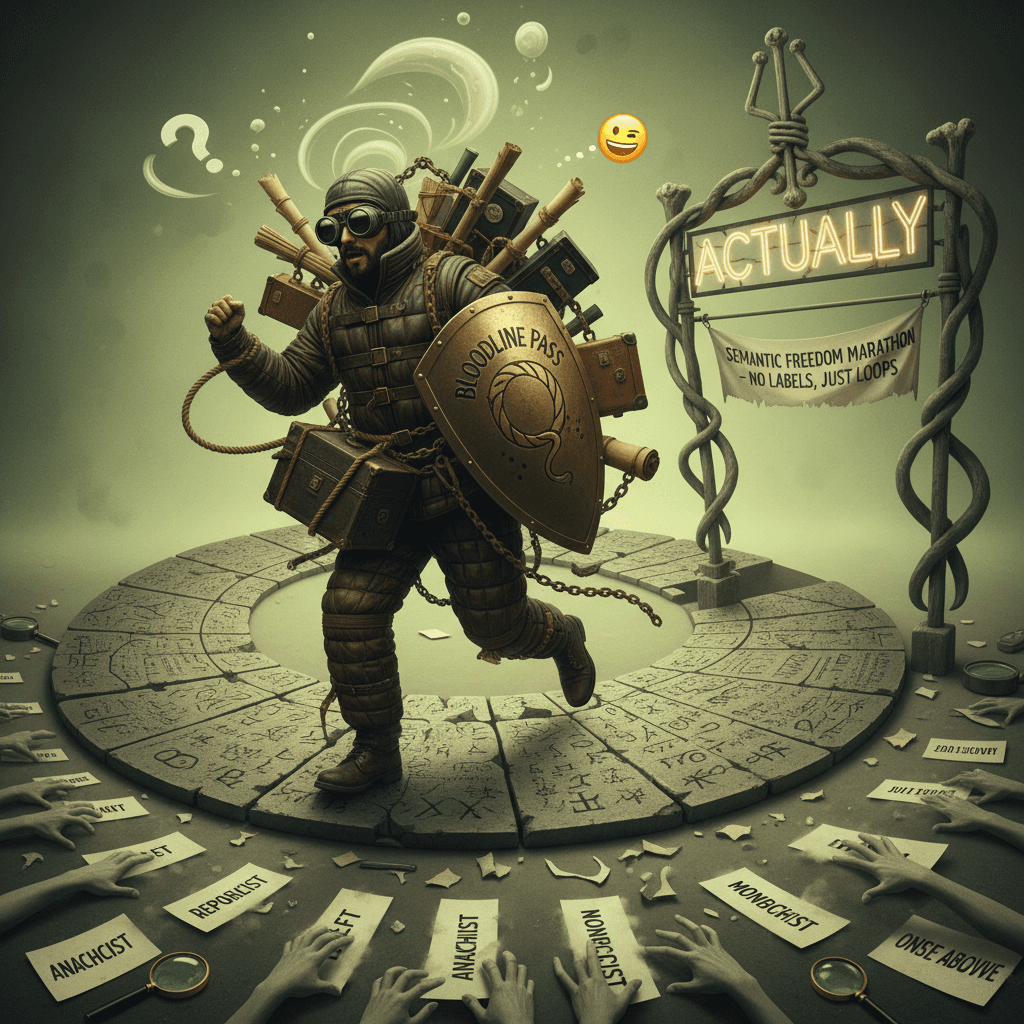 my bloodline excuses me from political labels actually