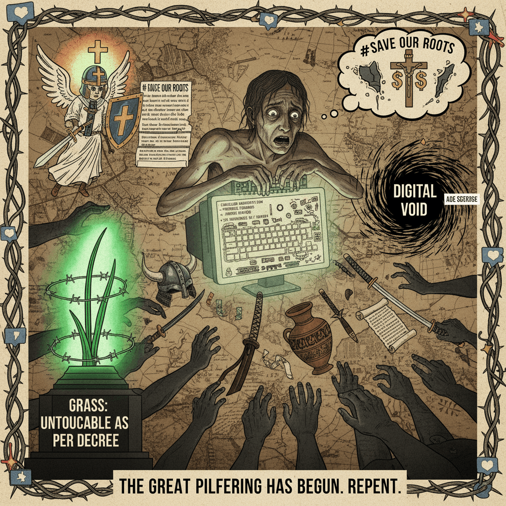 everything is being stolen except the ability to touch grass