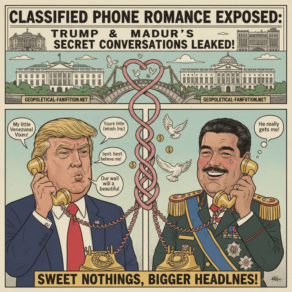 Trump whispers sweet nothings to Maduro, probably