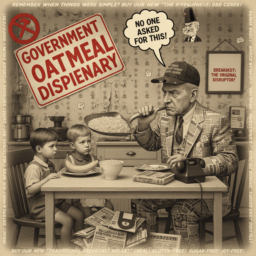 Feeding kids breakfast: a revolutionary parenting technique nobody asked about