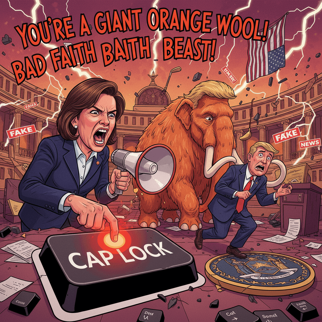 kathy hochul discovers caps lock, compares colleague to literal trump