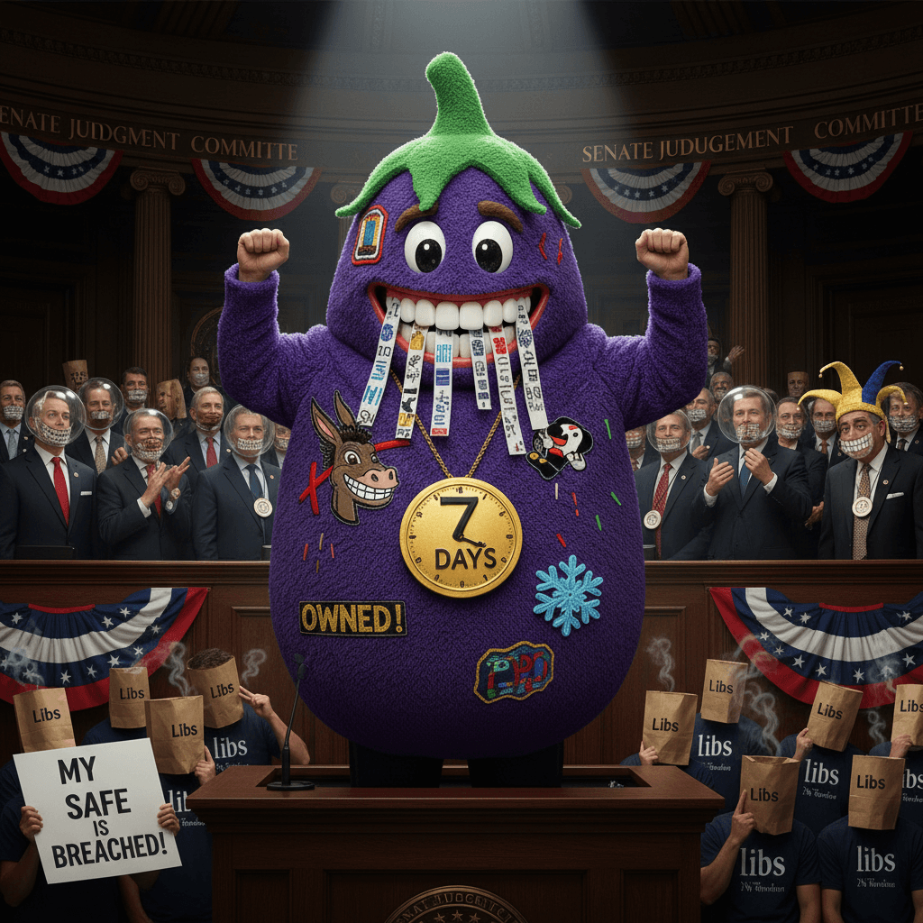 Senator cosplays as controversial garment to own the senate for 7 days