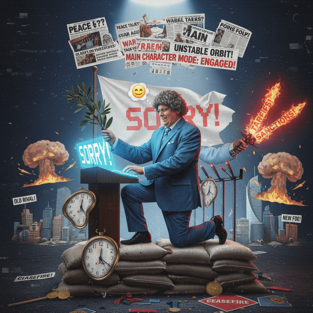 PM apologizes then immediately reignites feud, main character energy unlocked