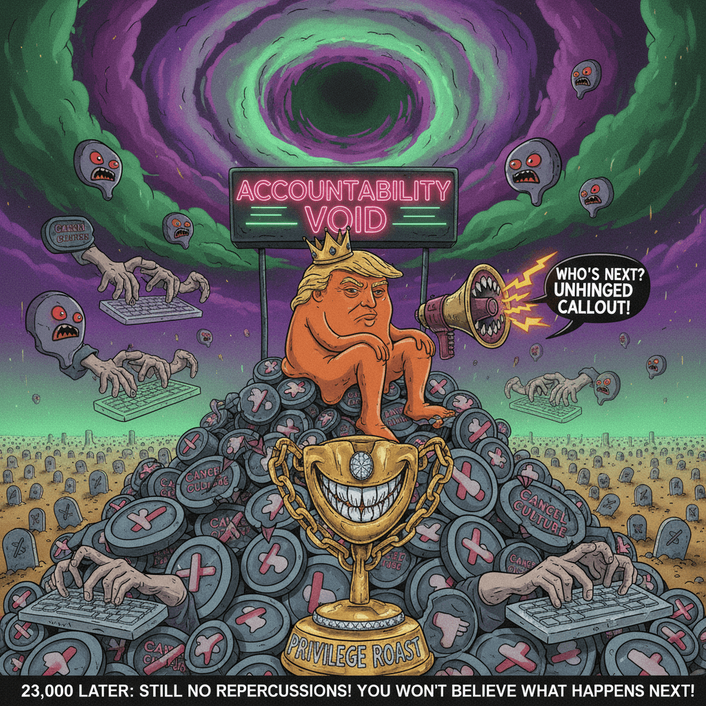 23k deaths later and somehow no one's getting cancelled