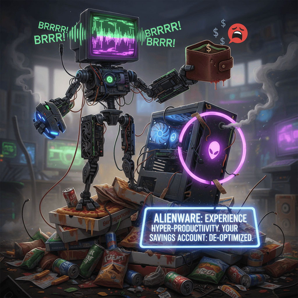 Alienware loop light goes brrrr, wallet goes goodbye