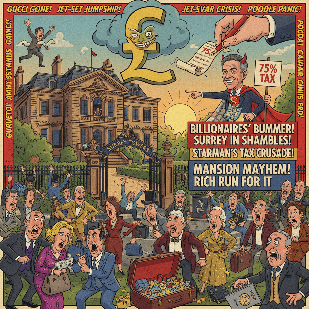 Billionaires big mad about taxes, absolutely devastating news for Surrey