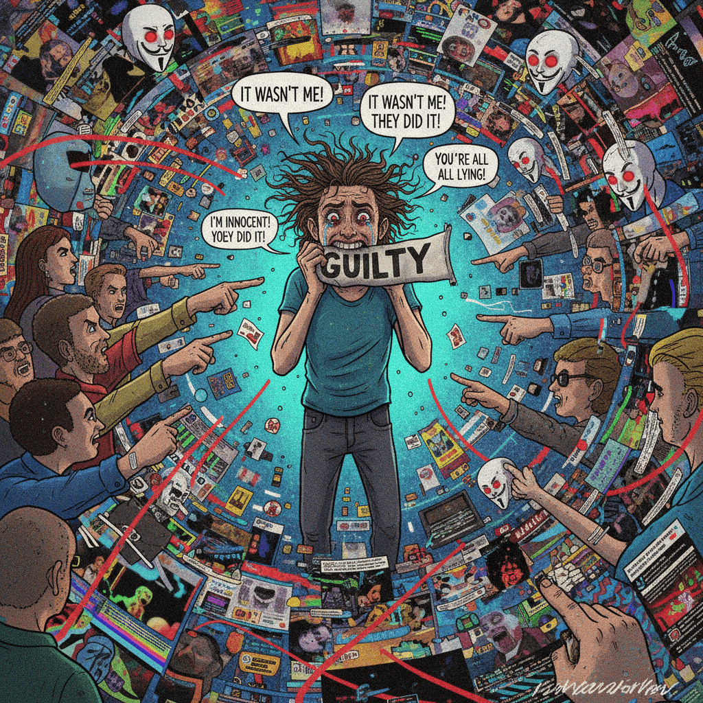 Self-report speedrun: accuse others while confessing