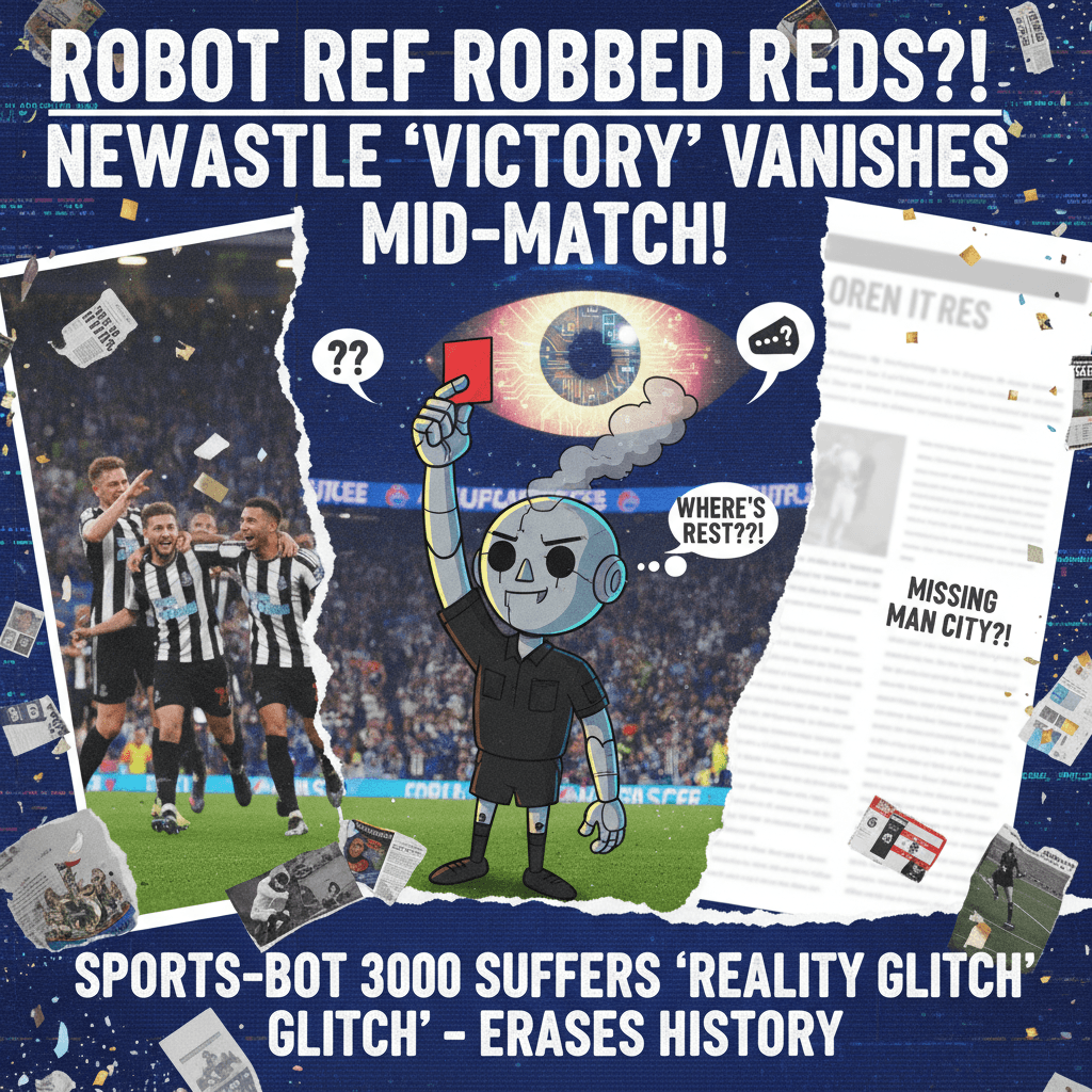 AI hallucinated Newcastle beating City, forgot half the article exists