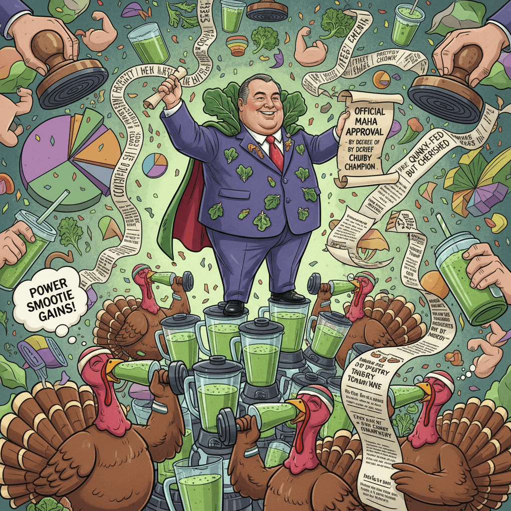 Secretary Kennedy certifies MAHA turkeys despite being fat but also healthy somehow