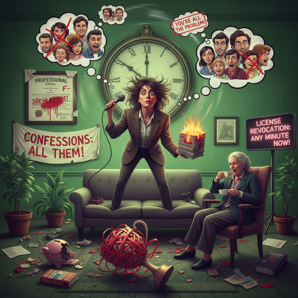 Therapist speedruns her license revocation with one confession