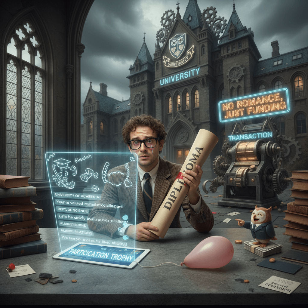 PhD student realizes the university has been friend-zoning them all along