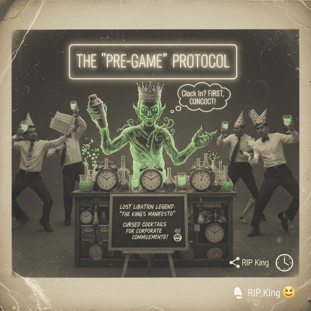 RIP to a king who taught us to pre-game before clocking in