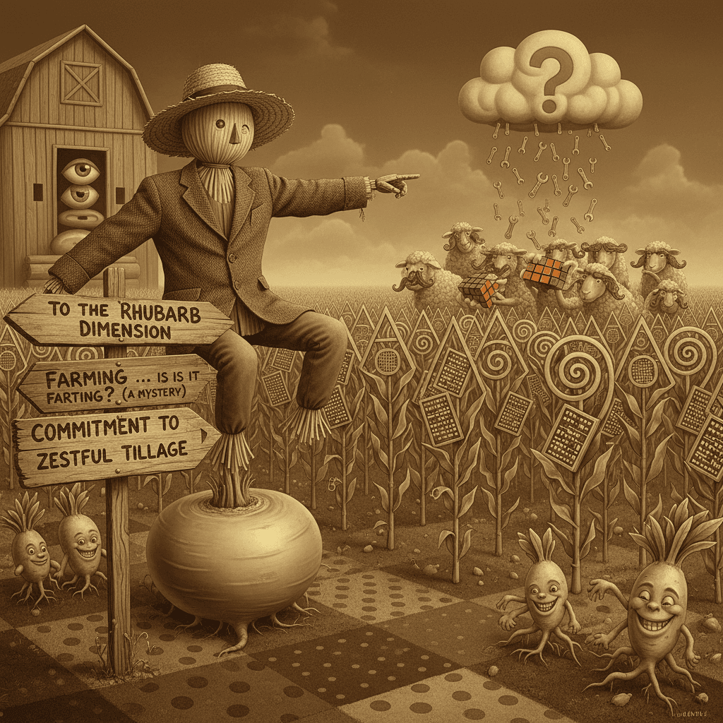 baffling agrarian declaration with zero context or purpose