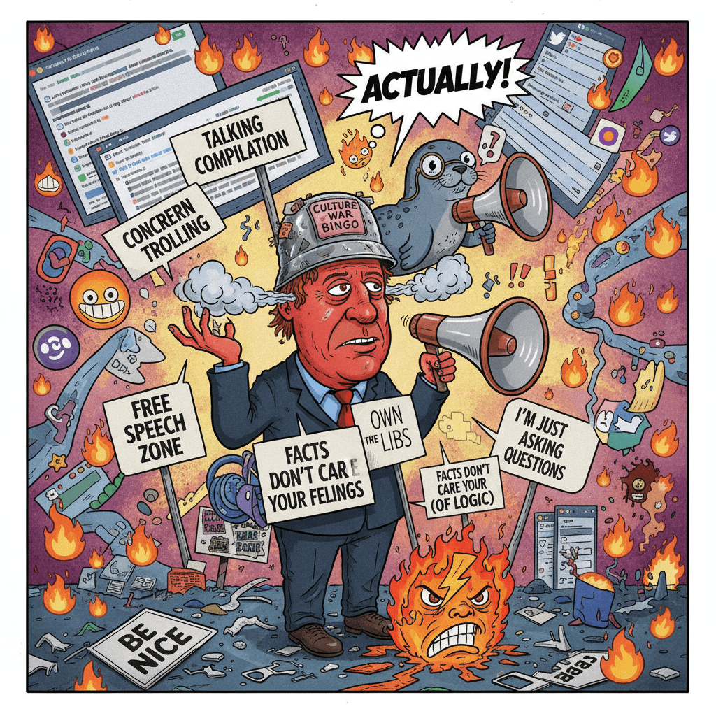 Be nice except when I'm mad about stuff, actually