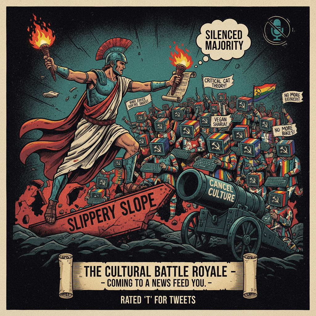 Ancient liberties vs modern leftist hordes: a thriller nobody asked for