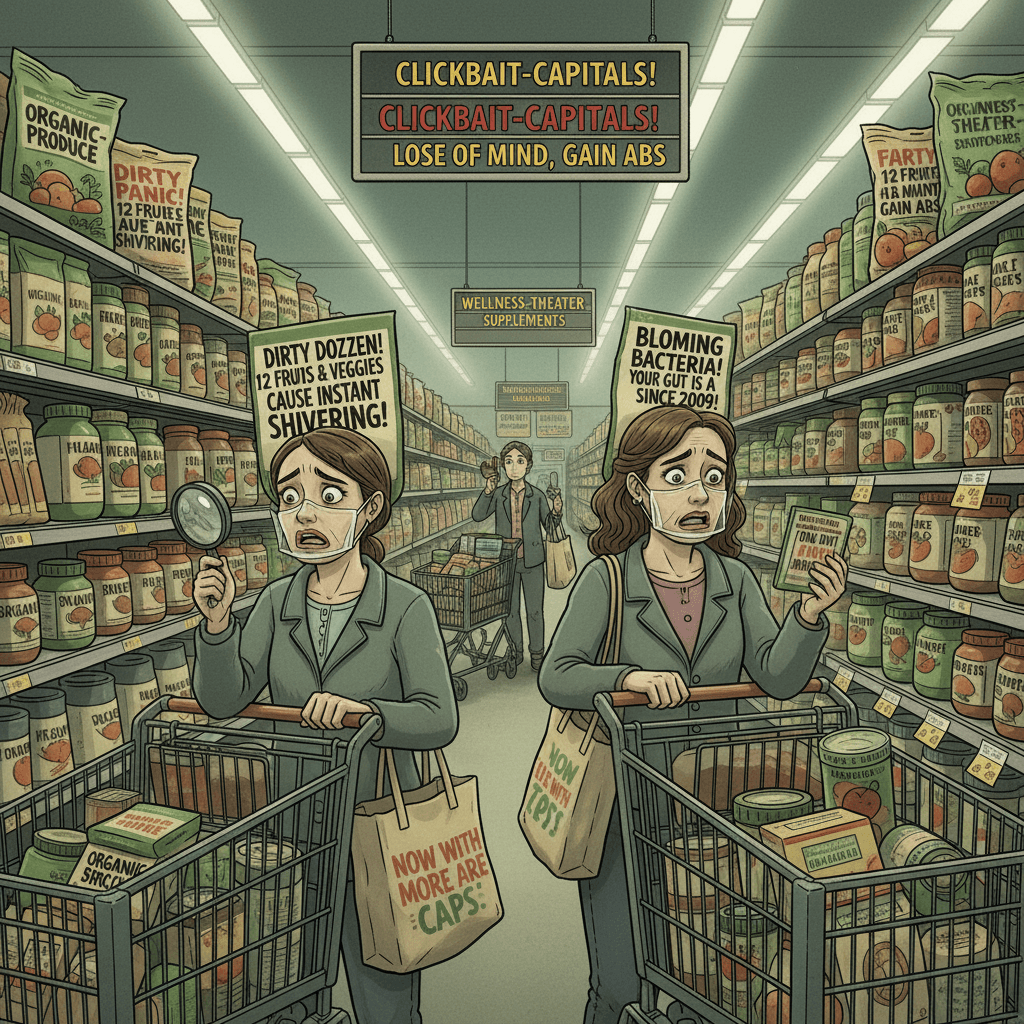 Dirty Dozen: same scaremongering headlines since 2009, now with MORE CAPS