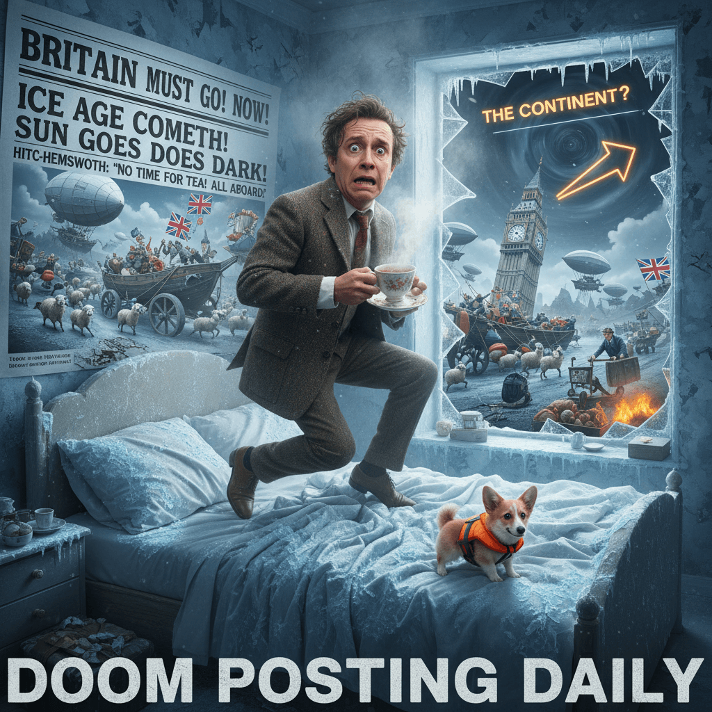 Columnist wakes up in cold sweat, decides entire nation must flee immediately