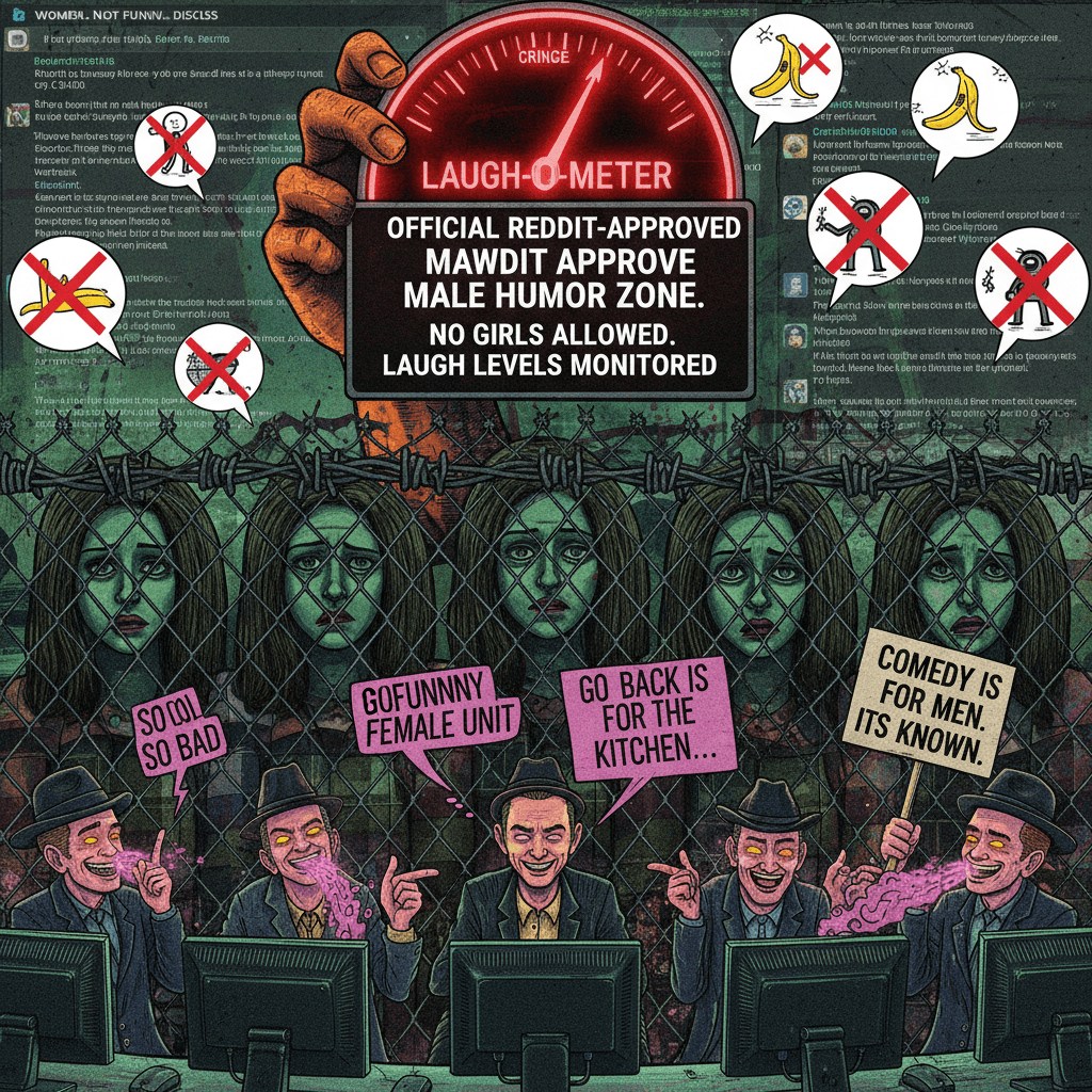 girls bad at funny, apparently