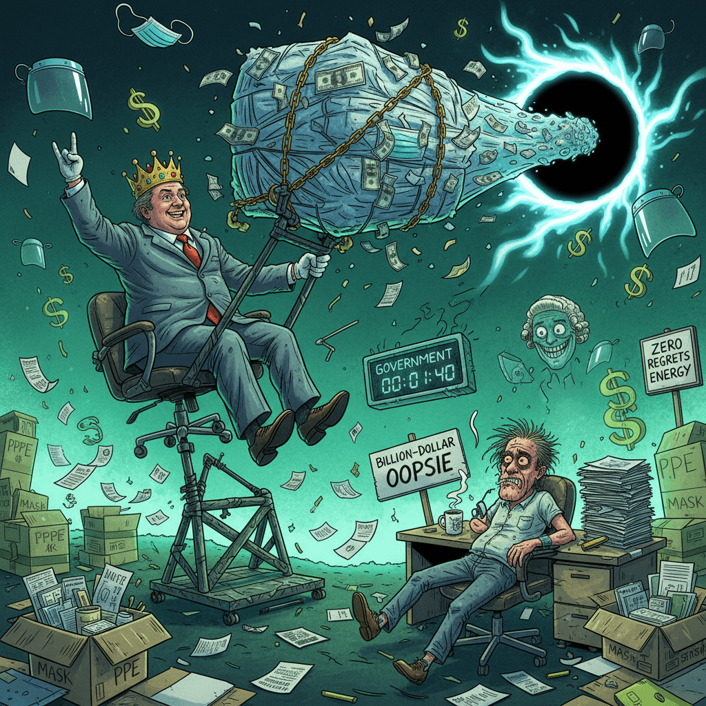 Minister discovers $1.4B in PPE, immediately has zero regrets about yeet