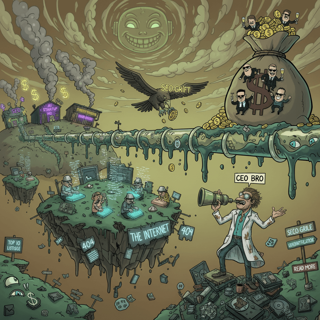 AI slop startups making bank destroying the internet one blog at a time