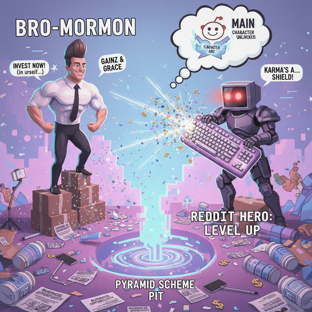 Mormon MLM bro meets his match, Reddit user discovers they're the main character