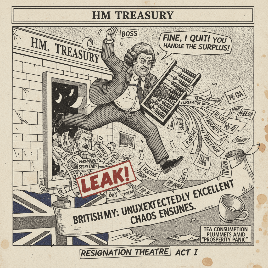 OBR boss threatens rage quit after accidentally doing his job too well