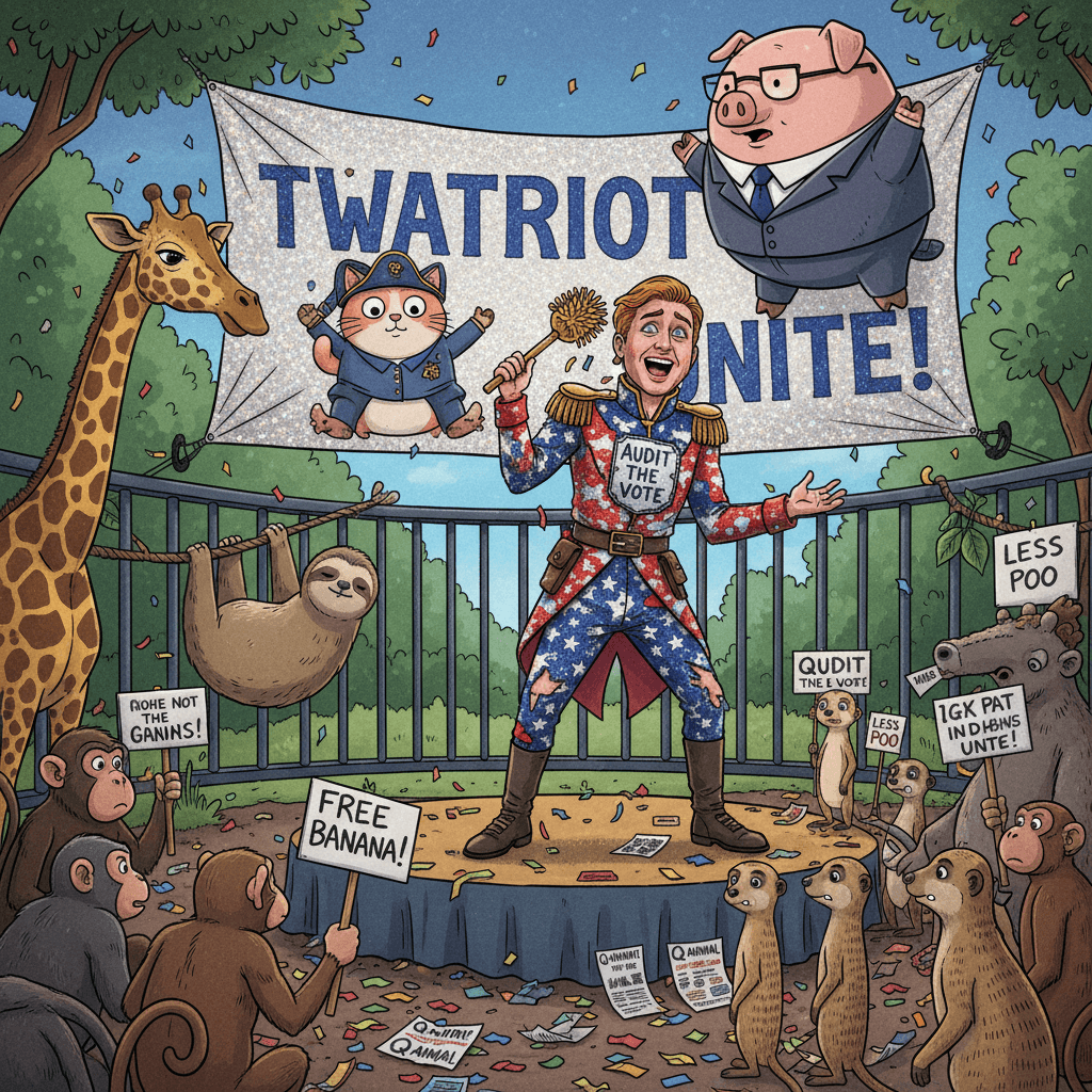 ginger twatriot performs for assembled degenerates at zoo