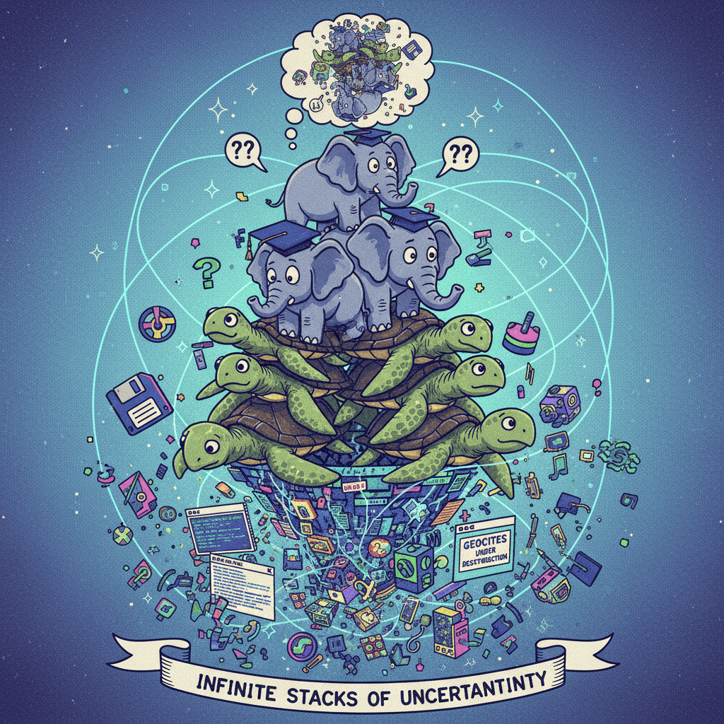 it's elephants all the way down (but confused about the layers)