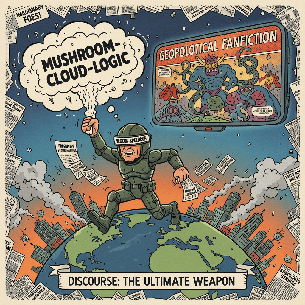 Preventing hypothetical WMD attacks via aggressive speculation is peak discourse