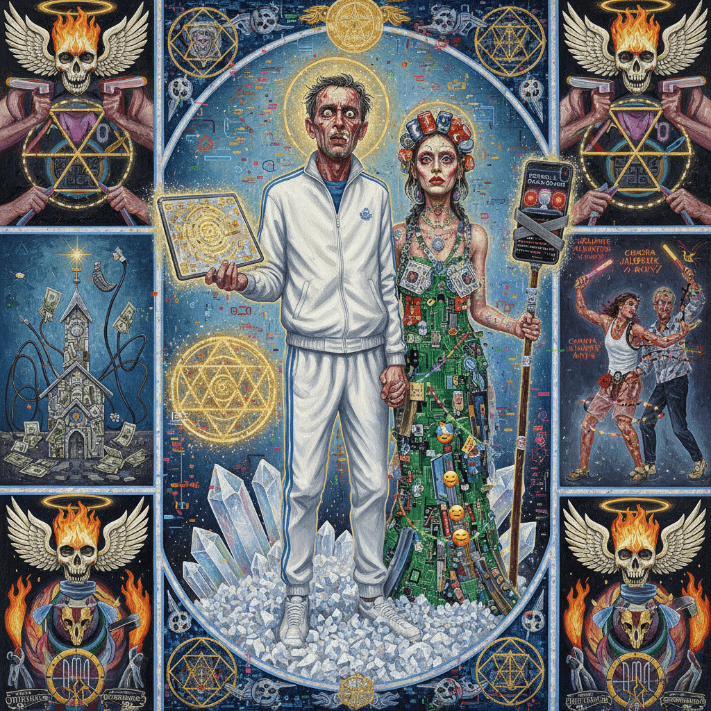 divine alignment speedrun with federal crime speedrun overlay