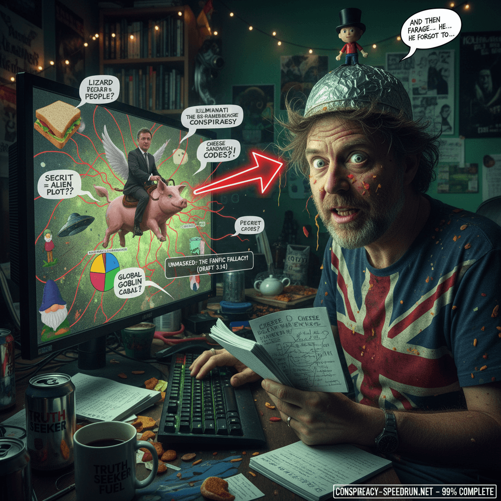 bro forgot to finish his Farage fanfiction exposé