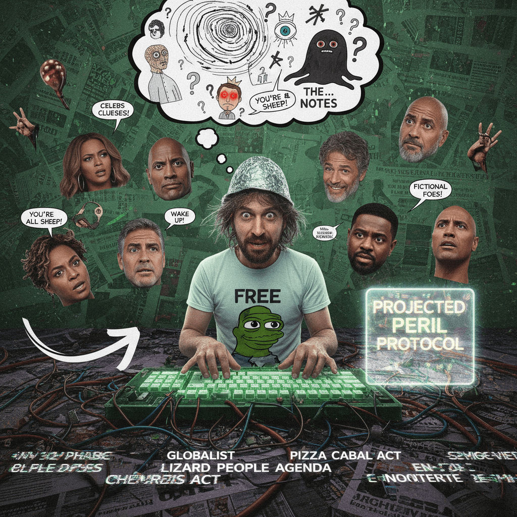 Dear celebrities: Tommy Robinson isn't the problem, it's the... *checks notes* ...made-up threat