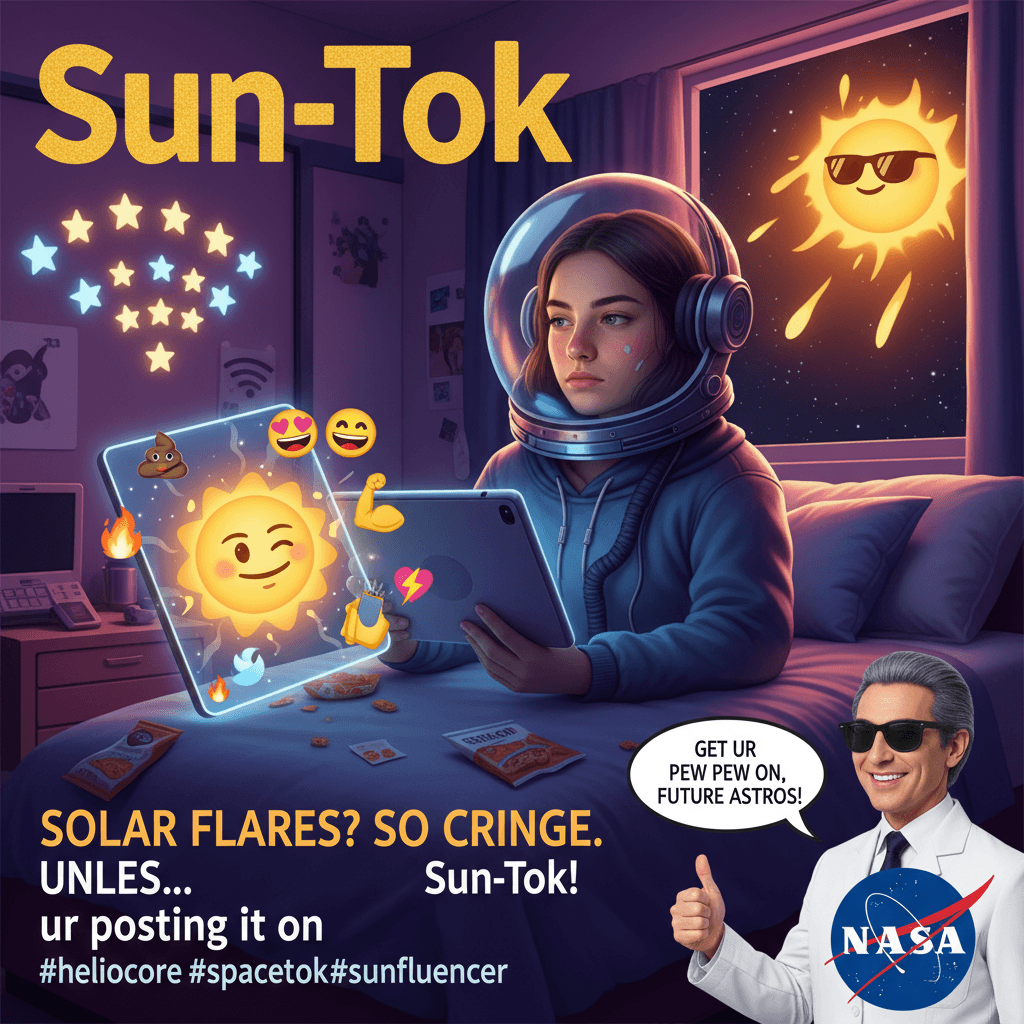 NASA really said 'let's make solar activity... relatable to teens'