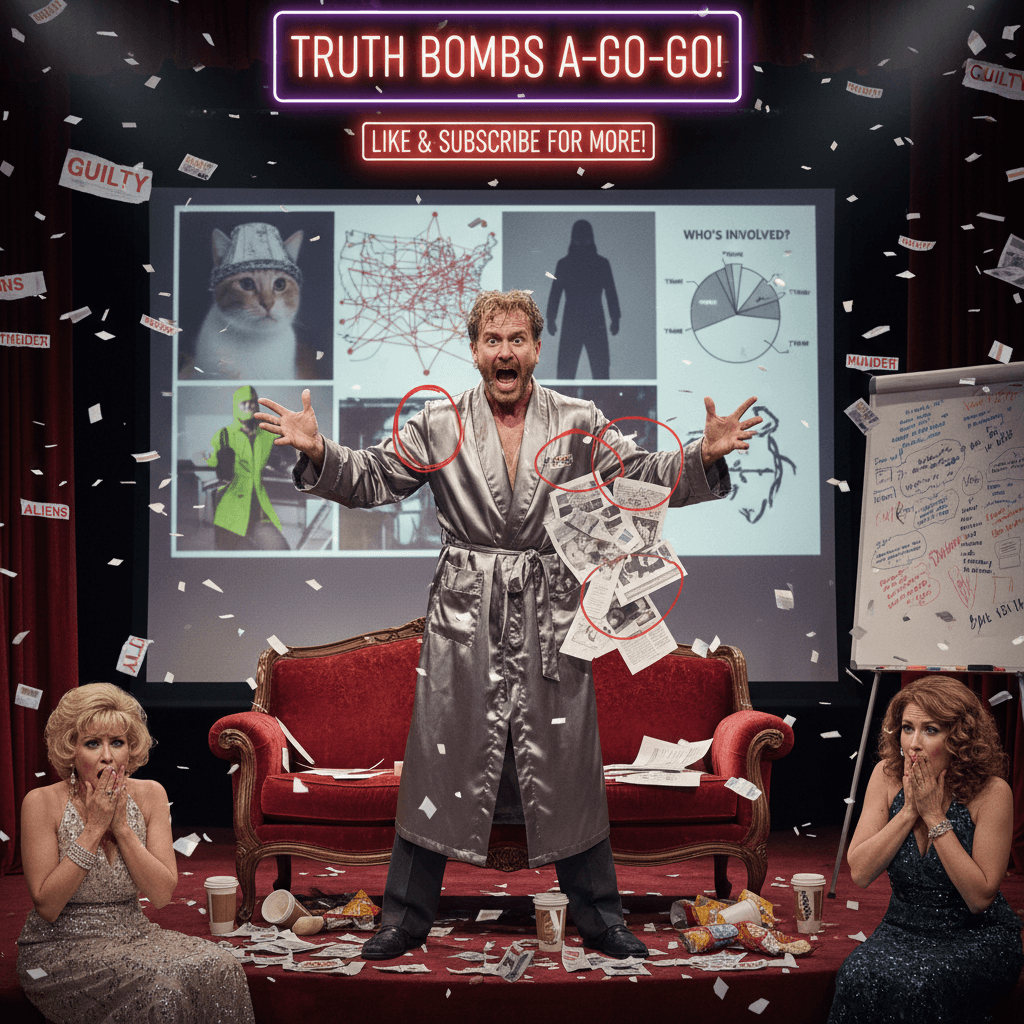 Bro just casually dropped the wildest true crime allegations like a Reddit throwaway