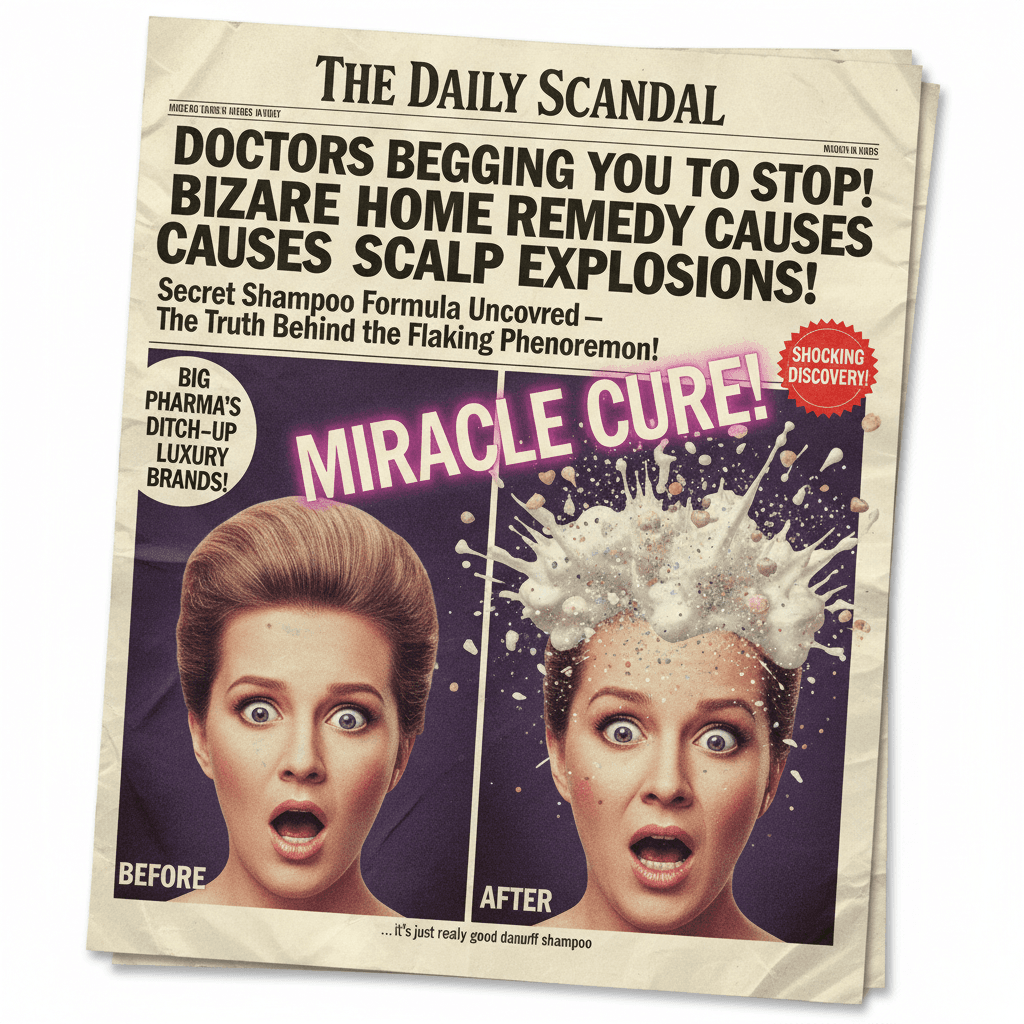 Dermatologists HATE this ONE WEIRD TRICK (it's just... dandruff shampoo)