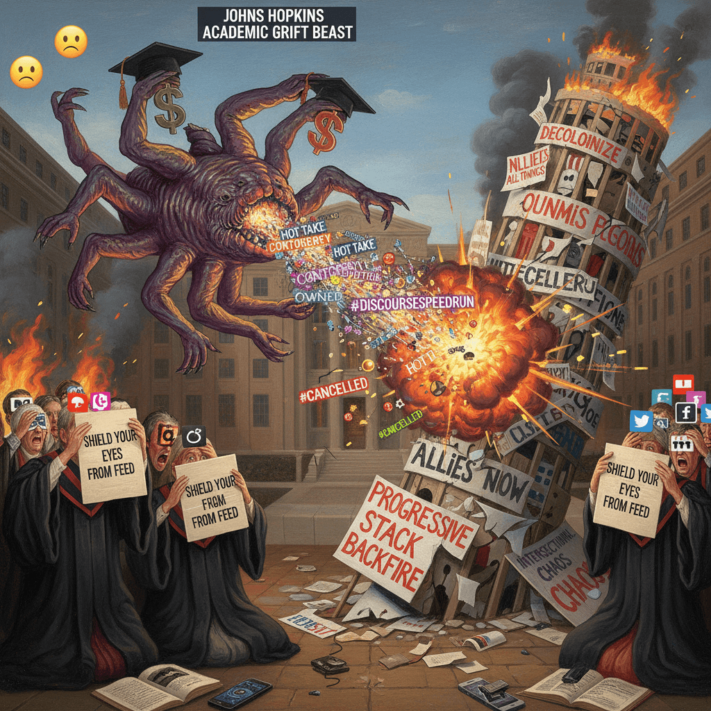 Johns Hopkins really said 'let's make everyone regret scrolling today'